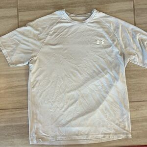 Under Armour Men's White Short Sleeve Tee
